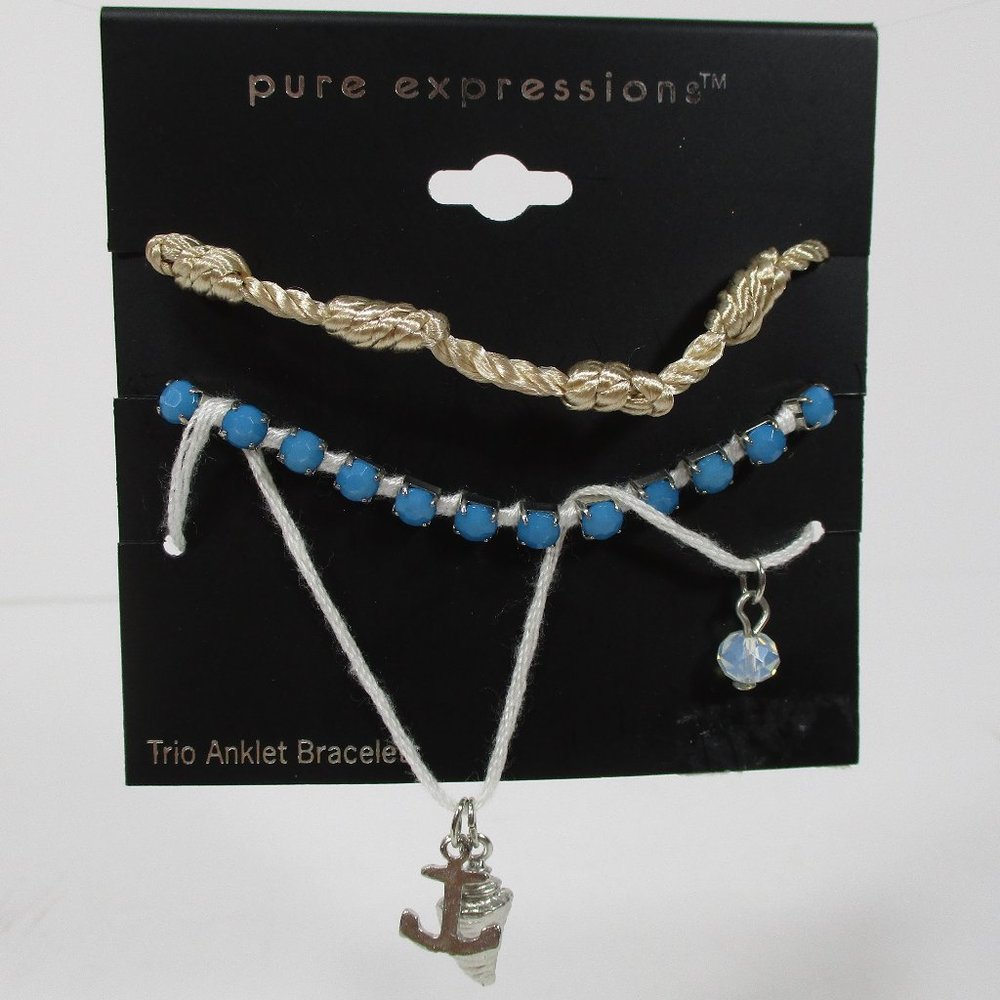 💕3 For 15💕 Ankle Bracelet Trio